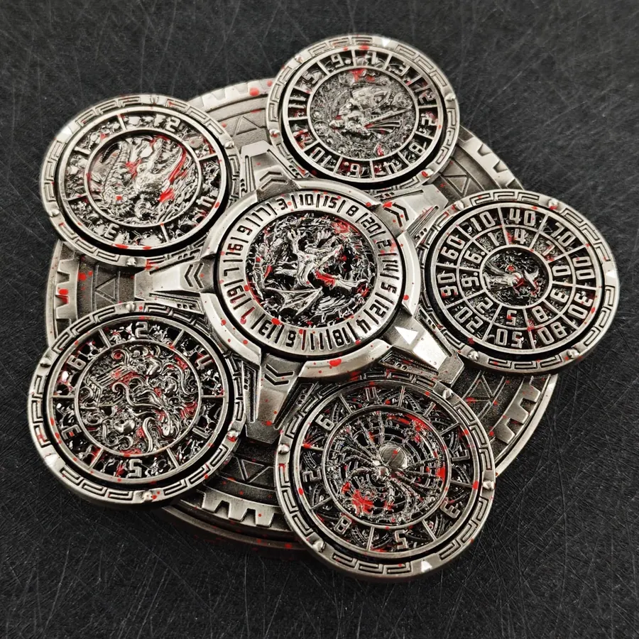 Wholesale 6-in-1, rotating SKU LP-1 exotic dice catalog