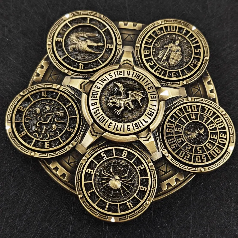 Wholesale 6-in-1, rotating SKU LP-2 exotic dice catalog