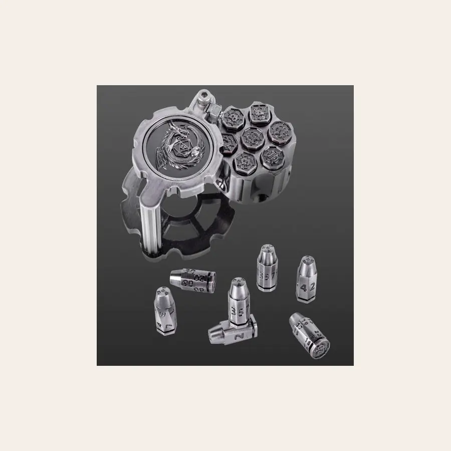Exotic revolver set dice catalog SKU for customisable wholesale dice programs