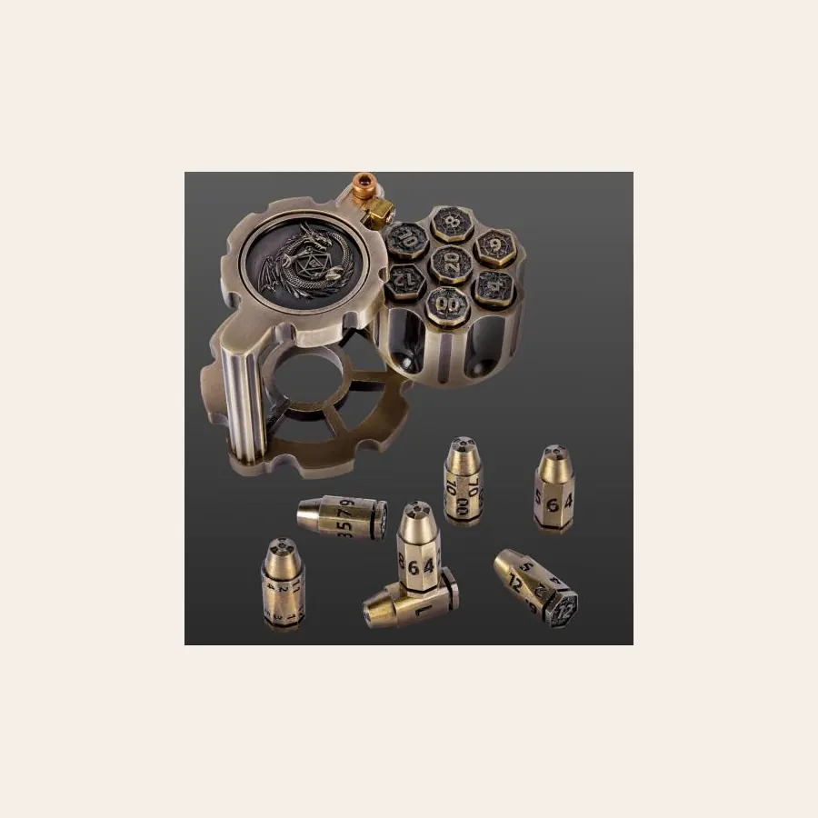 Wholesale Revolver Set Dice (customisable) SKU ZDJ-3 exotic dice catalog