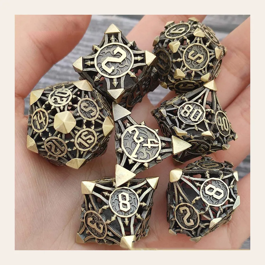 Wholesale Pointed Dice SKU LKJJ-1 hollow dice catalog