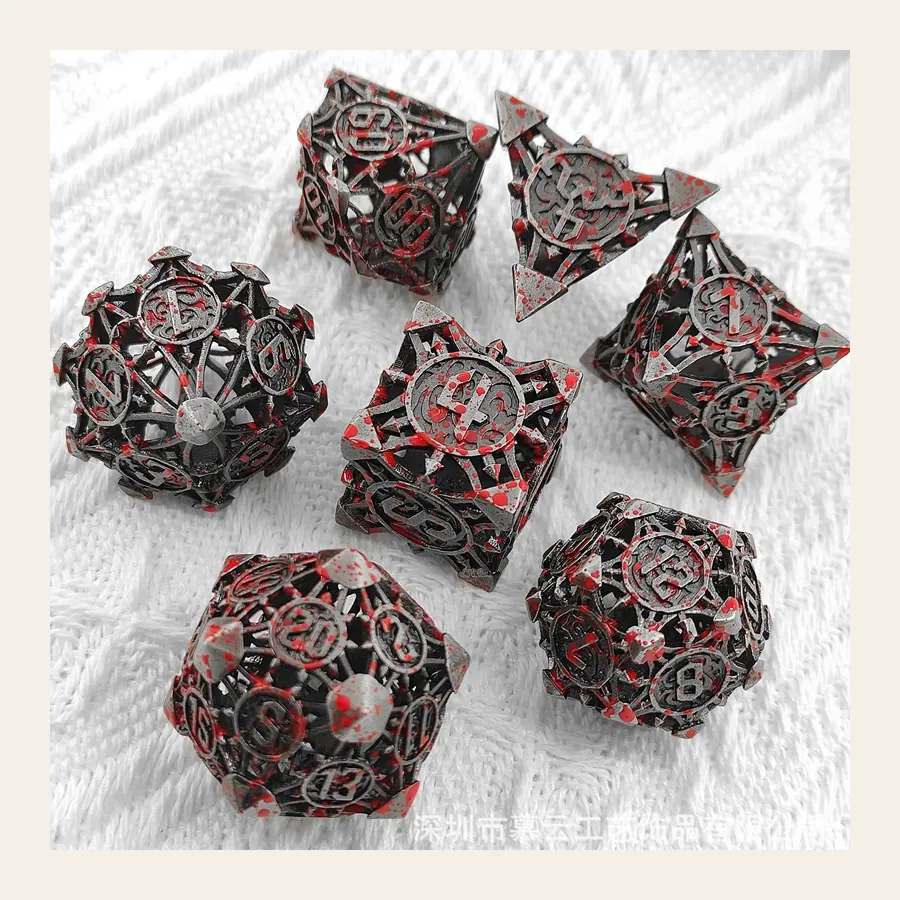 Wholesale Pointed Dice SKU LKJJ-2 hollow dice catalog