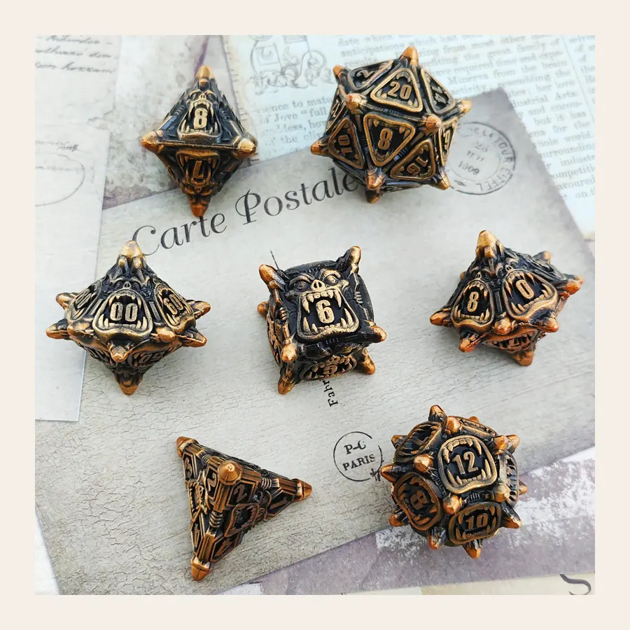 Wholesale Big Mouth Dice SKU DZ-1 metal dice catalog