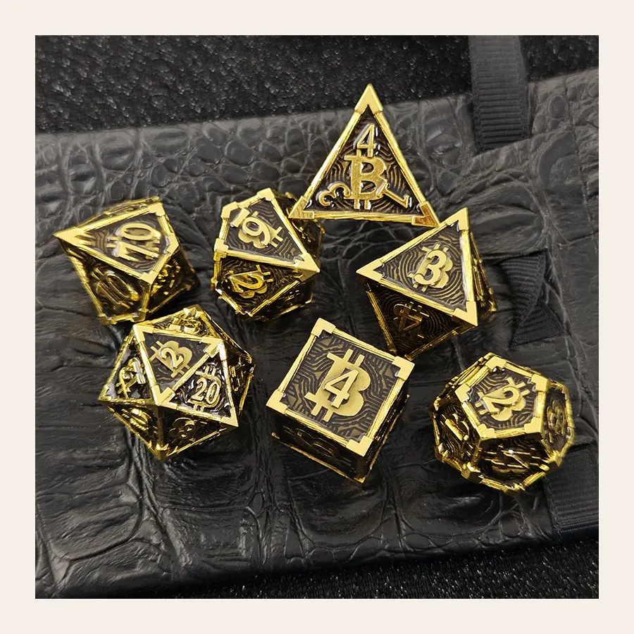 Wholesale Bitcoin Dice SKU DL-1 metal dice catalog