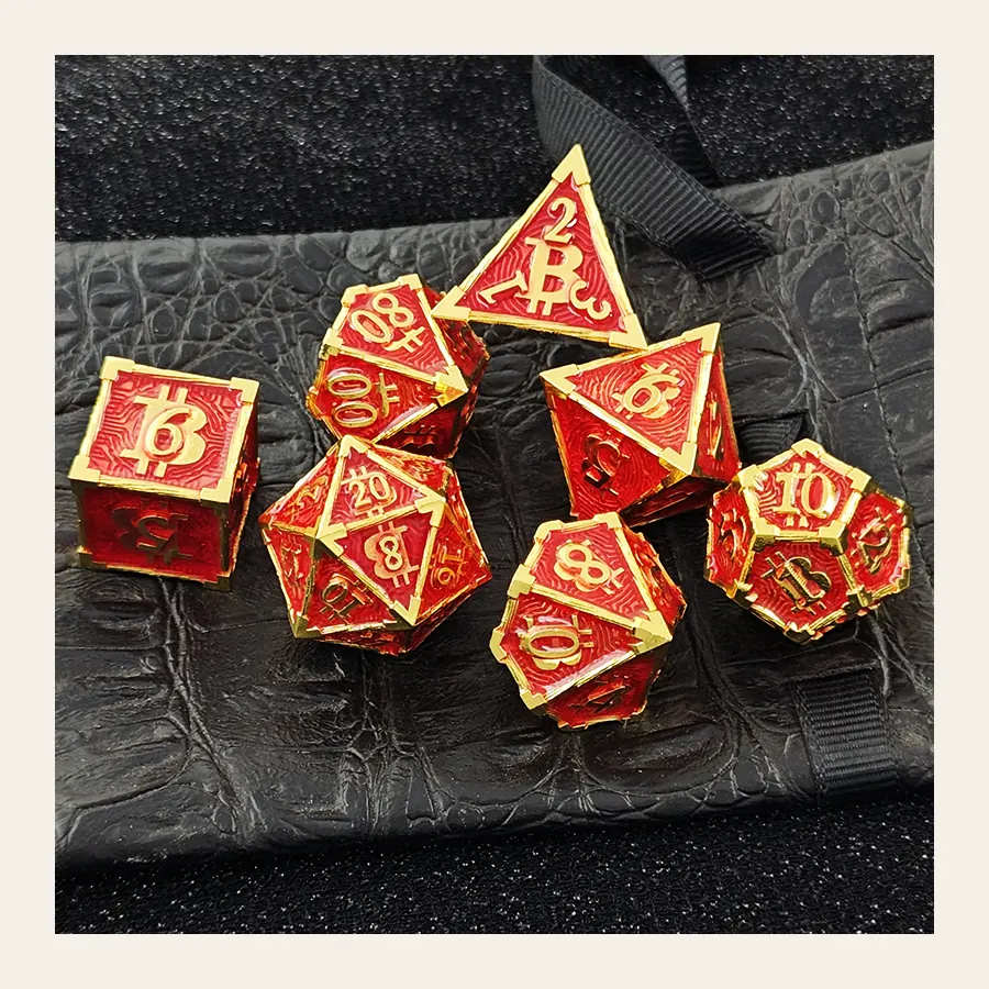 Wholesale Bitcoin Dice SKU DL-2 metal dice catalog