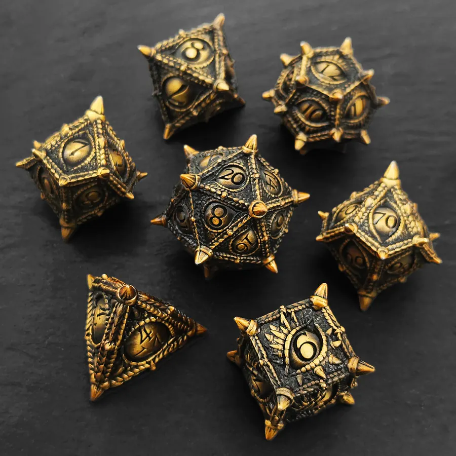 Wholesale Dragon Eye Dice SKU CYJ-2 metal dice catalog