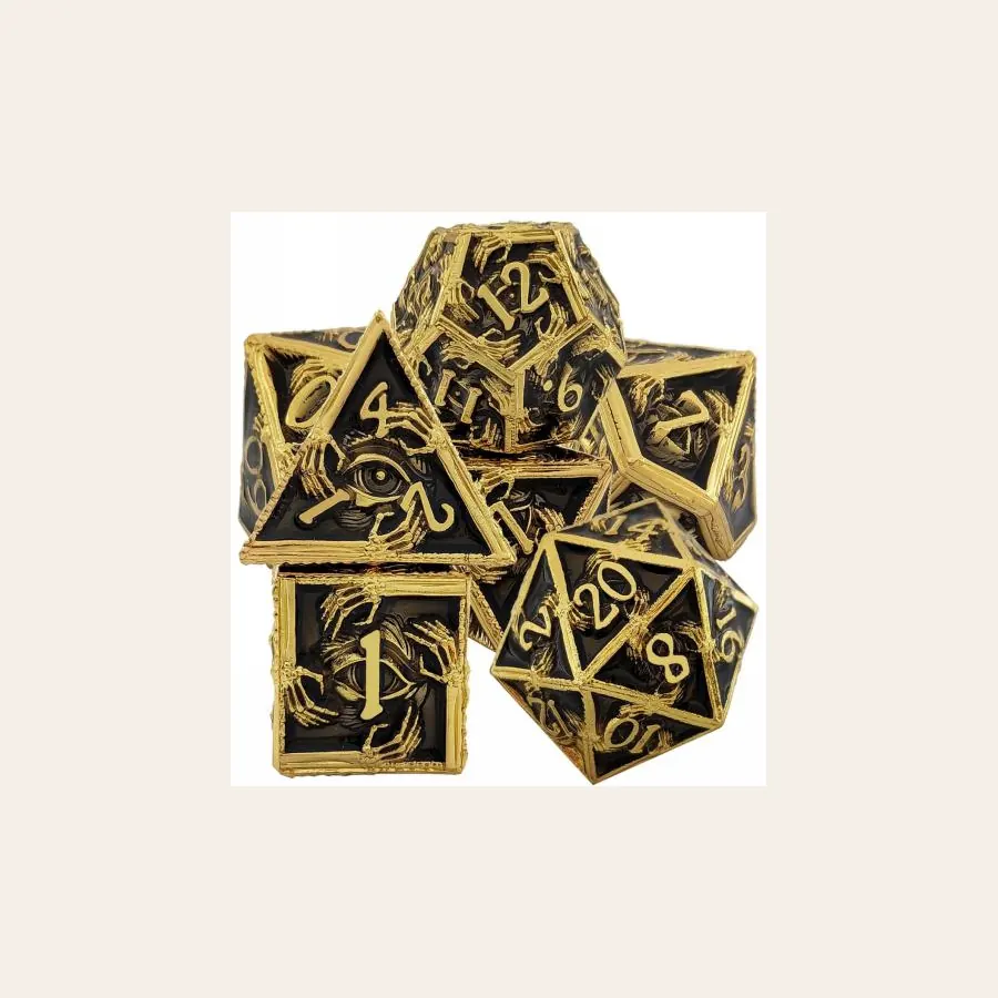 Wholesale Eye Dice SKU YJ-1 metal dice catalog