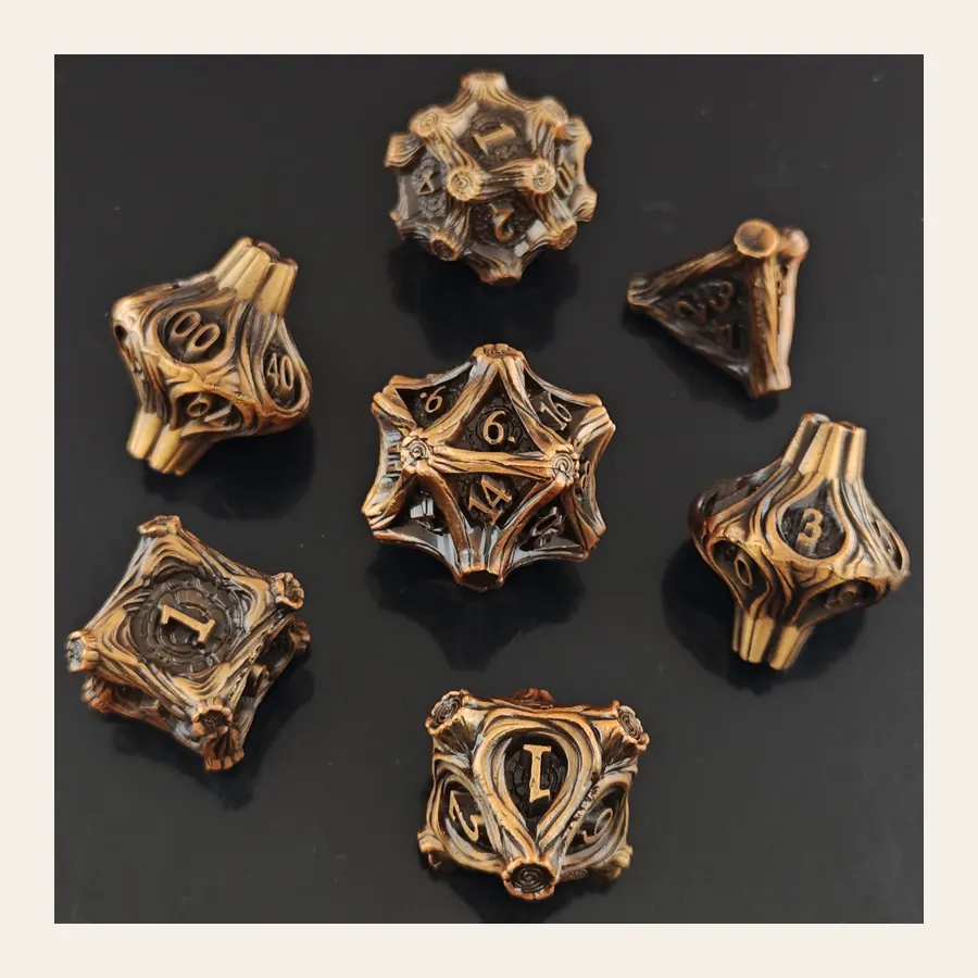 Wholesale Metal wooden dice SKU MT-2 metal dice catalog