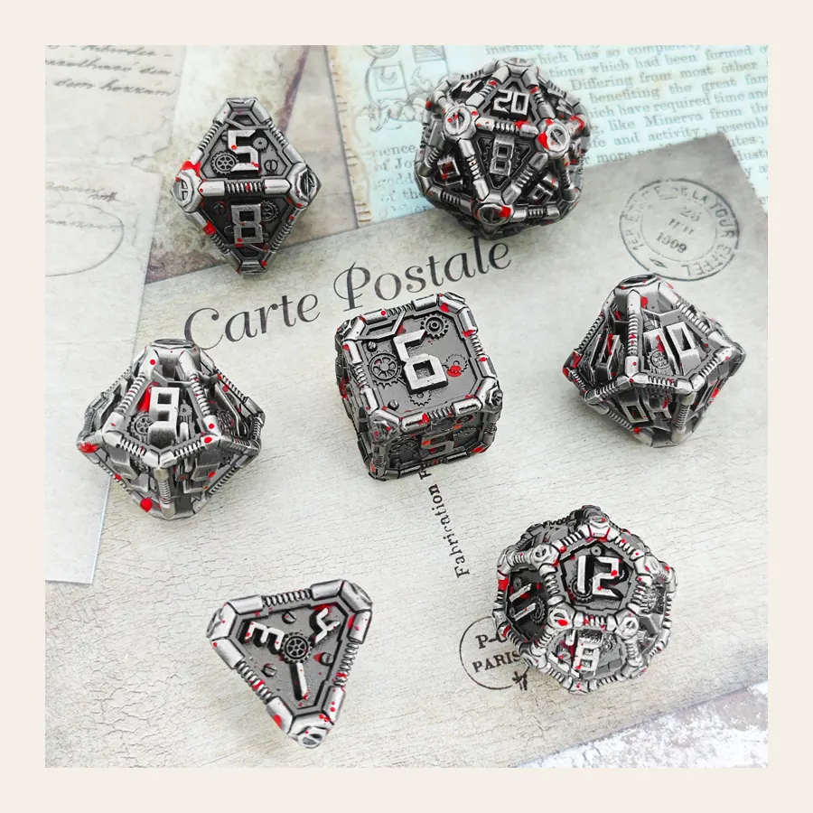 Wholesale New gear dice SKU XCL-2 metal dice catalog