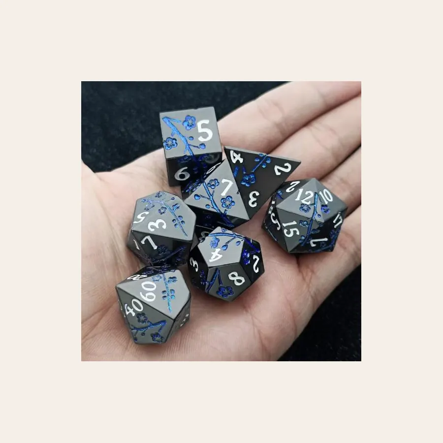 Wholesale Plum  Dice SKU MH-1 metal dice catalog
