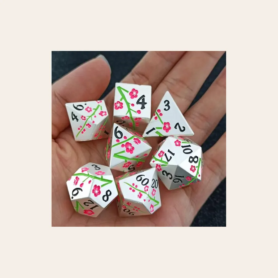 Wholesale Plum  Dice SKU MH-2 metal dice catalog