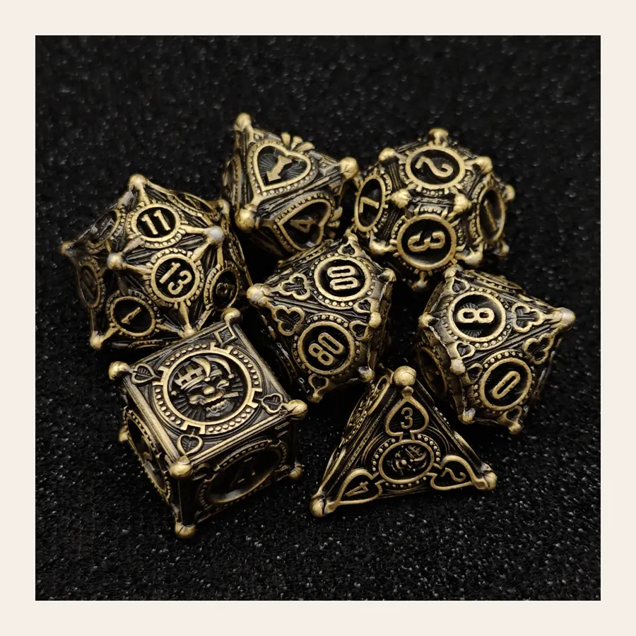Wholesale Poker dice SKU PKP-1 metal dice catalog