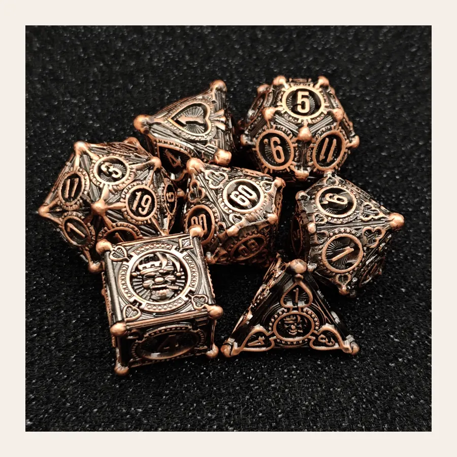 Wholesale Poker dice SKU PKP-2 metal dice catalog