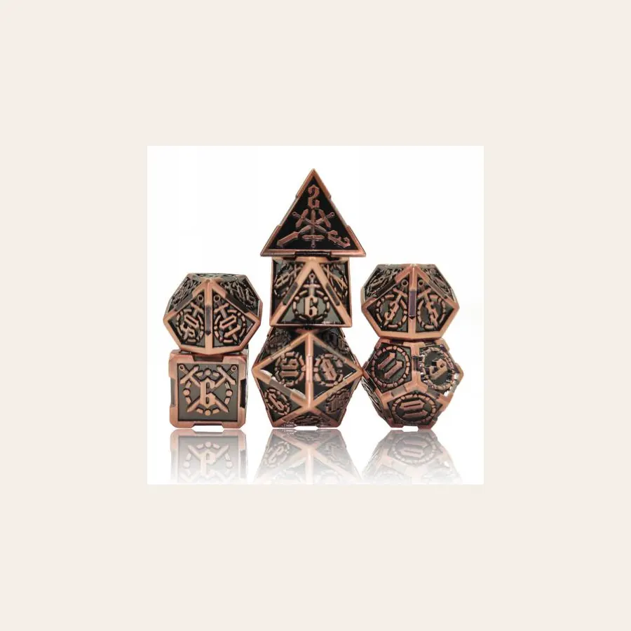 Sword metal dice wholesale RPG gift set product