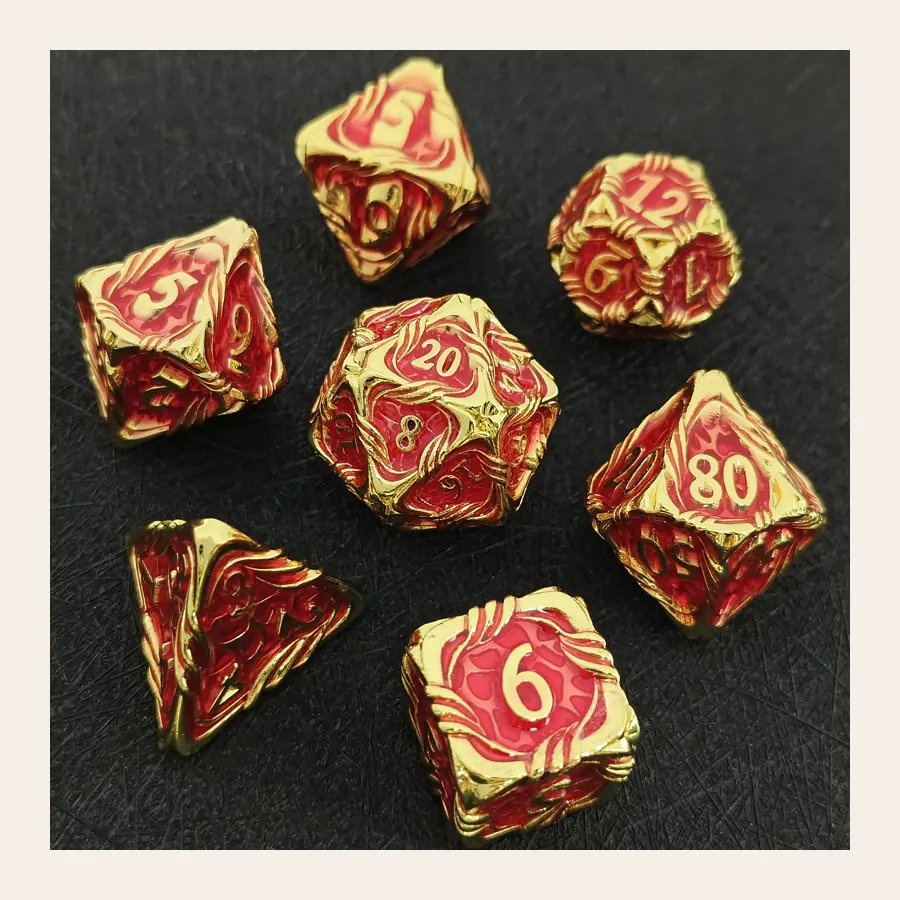 Wholesale Vine Dice SKU MW-3 metal dice catalog