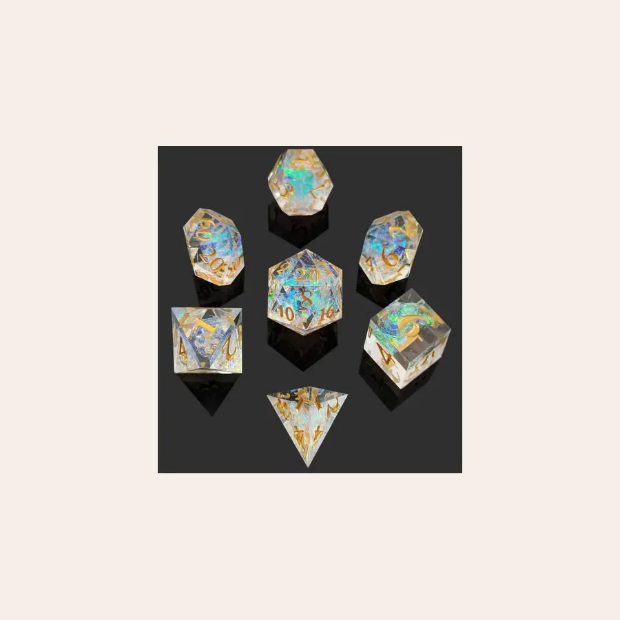 Wholesale Monochrome Resin Dice SKU SZ-13 resin dice catalog