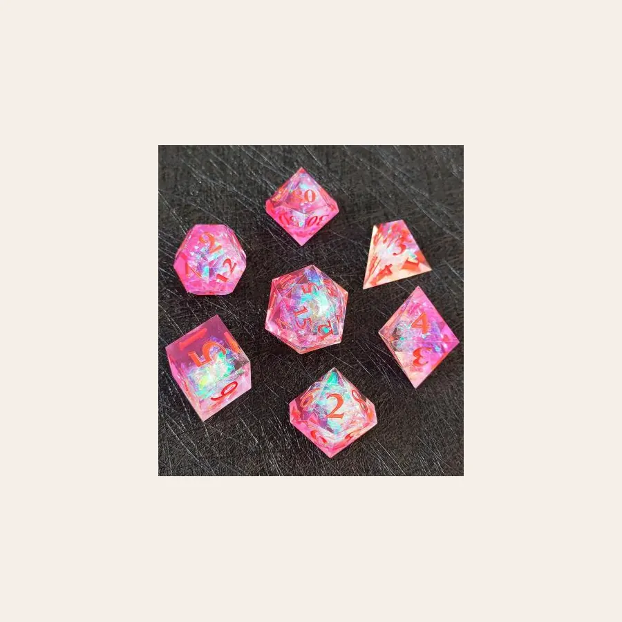Wholesale Monochrome Resin Dice SKU SZ-14 resin dice catalog
