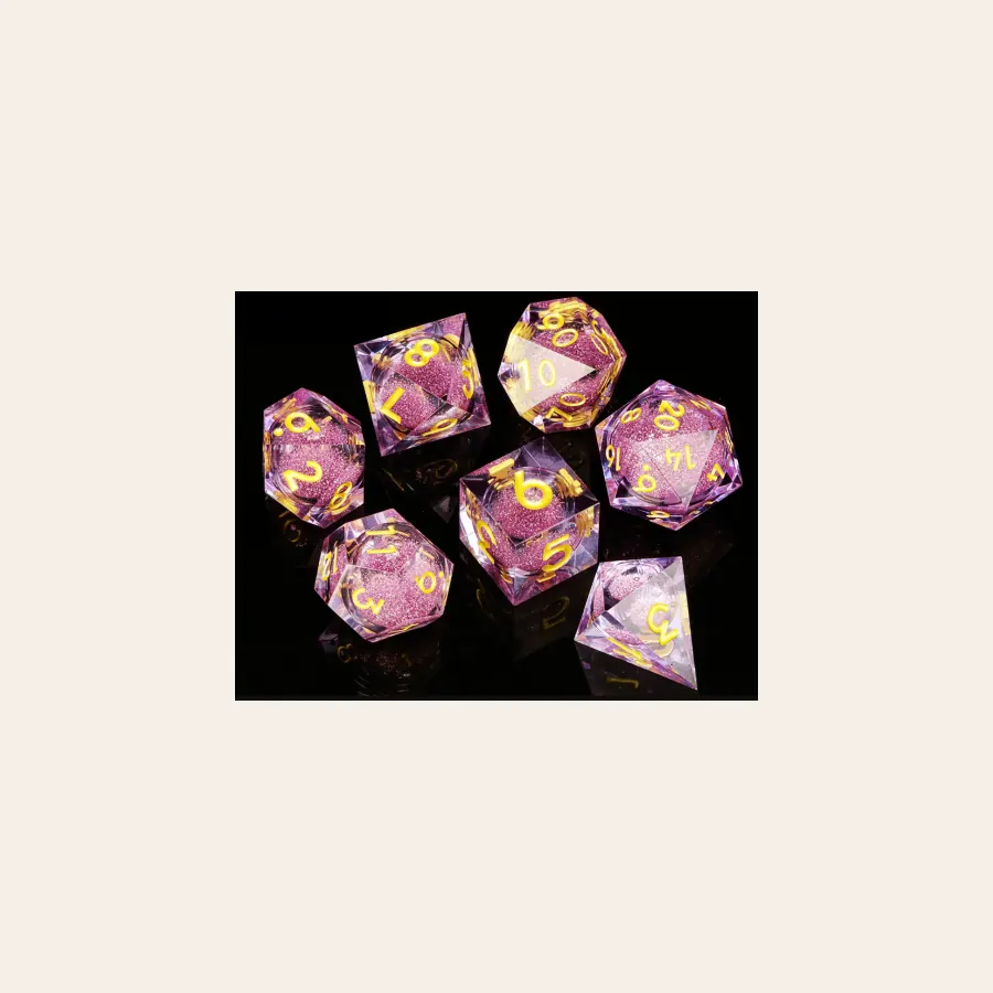 Quicksand resin dice wholesale sample for premium RPG buyers