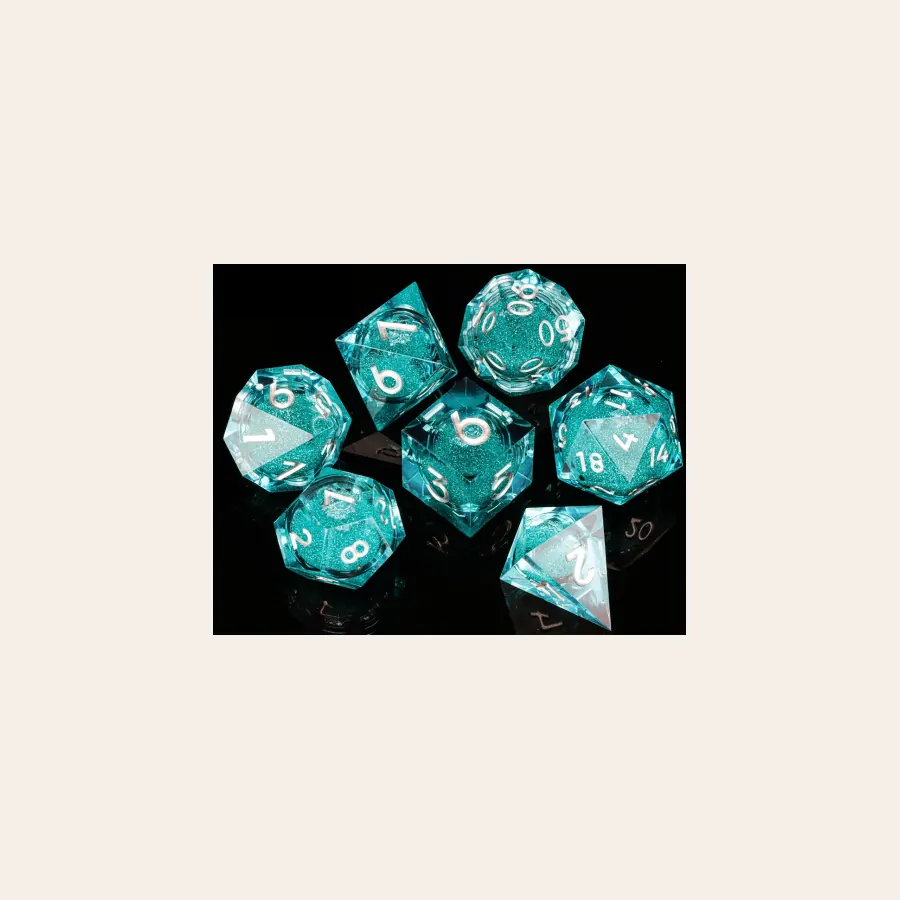 Wholesale Quicksand Resin Dice SKU SZLS-2 resin dice catalog