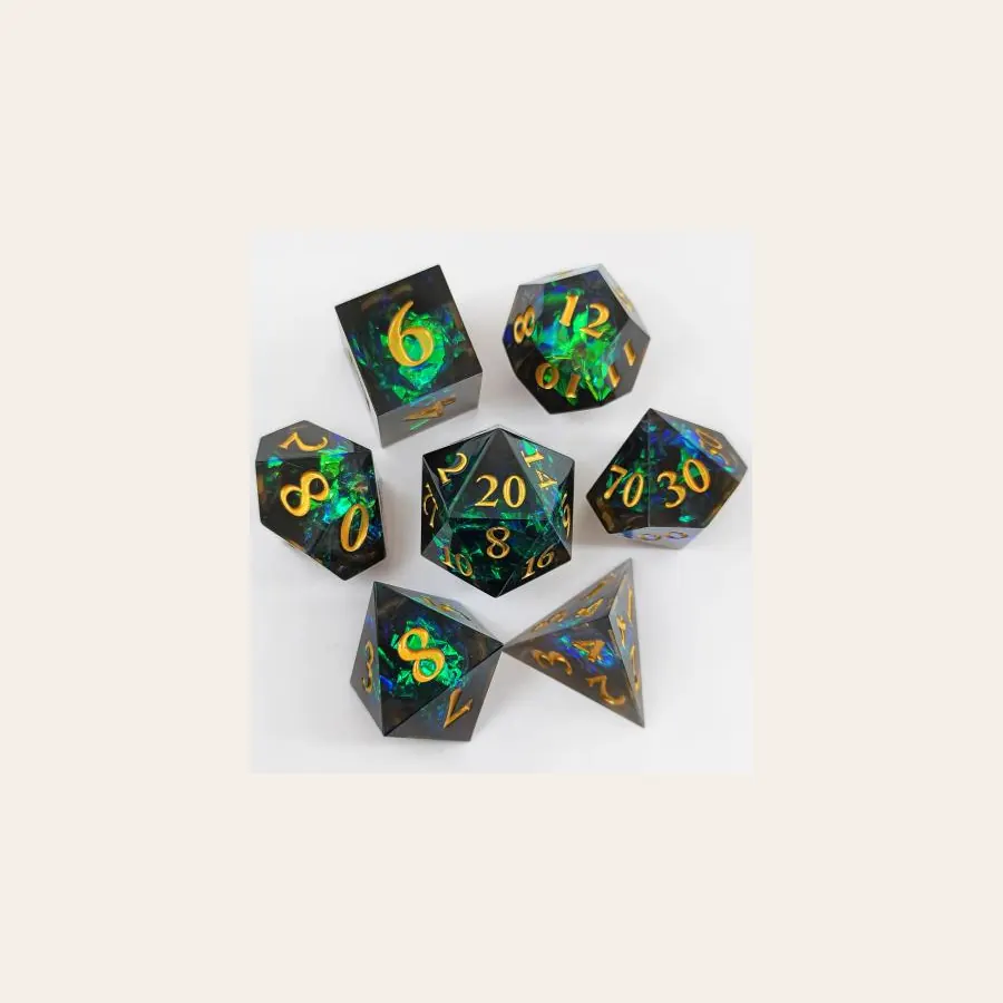 Wholesale Resin Dice Catalog Series SKU SZ-1 resin dice catalog