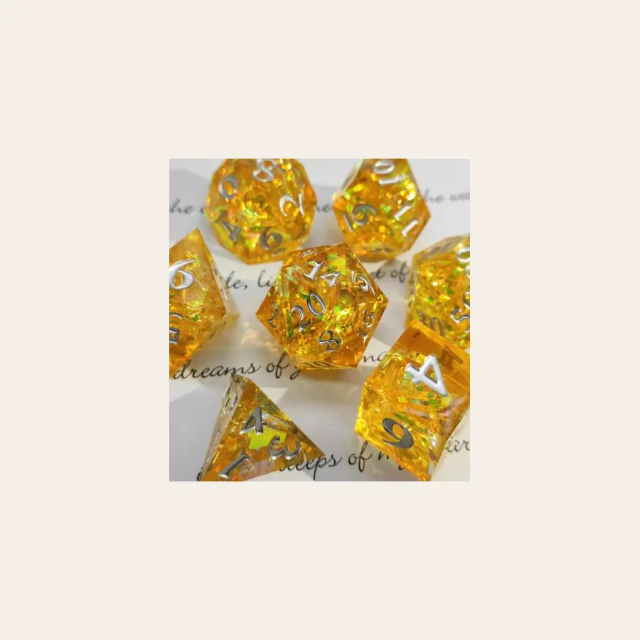 Wholesale Resin Dice Catalog Series SKU SZ-7 resin dice catalog