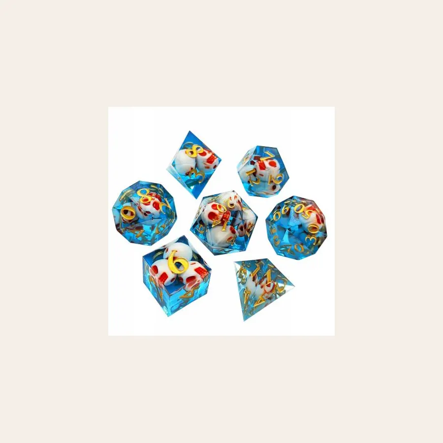 Skull resin dice wholesale dark fantasy product