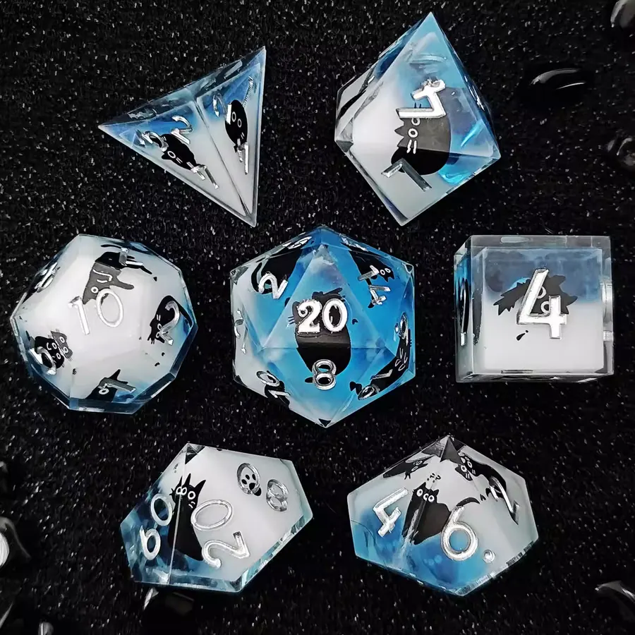 Wholesale Sticker dice SKU TZ-1 resin dice catalog