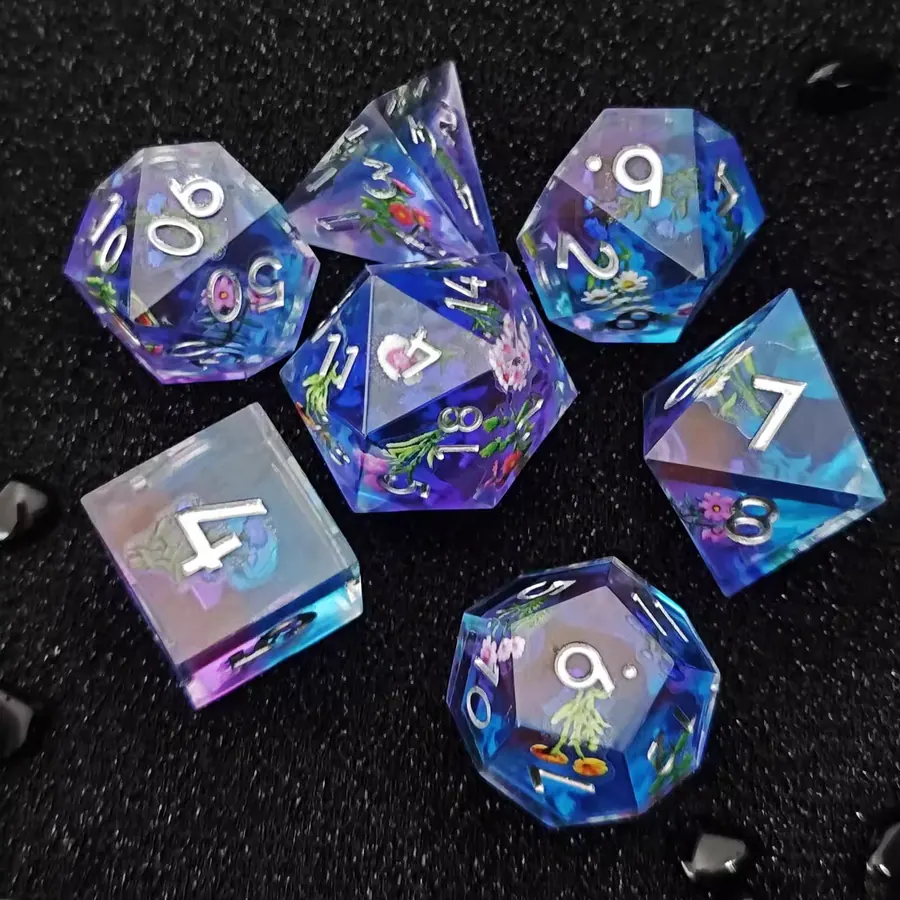 Wholesale Sticker dice SKU TZ-2 resin dice catalog
