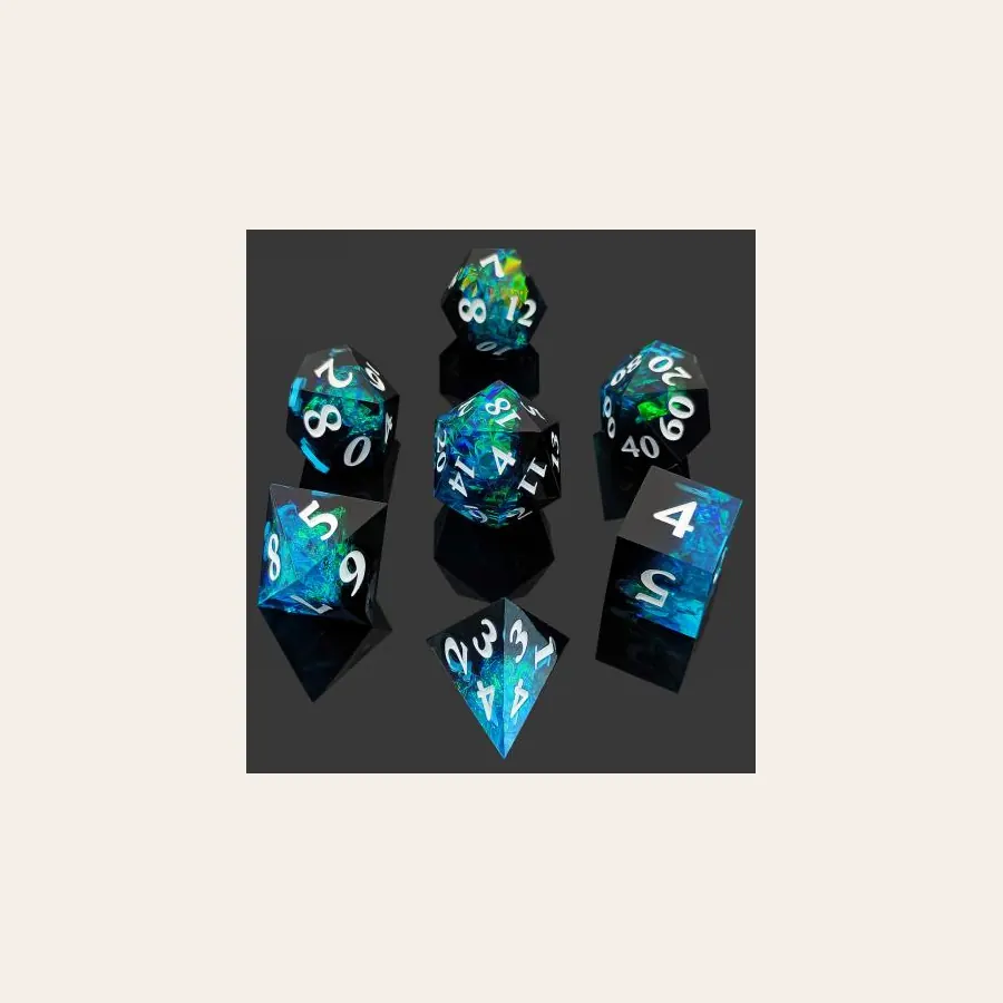 Wholesale Two Colour Resin Dice SKU SZ-22 resin dice catalog