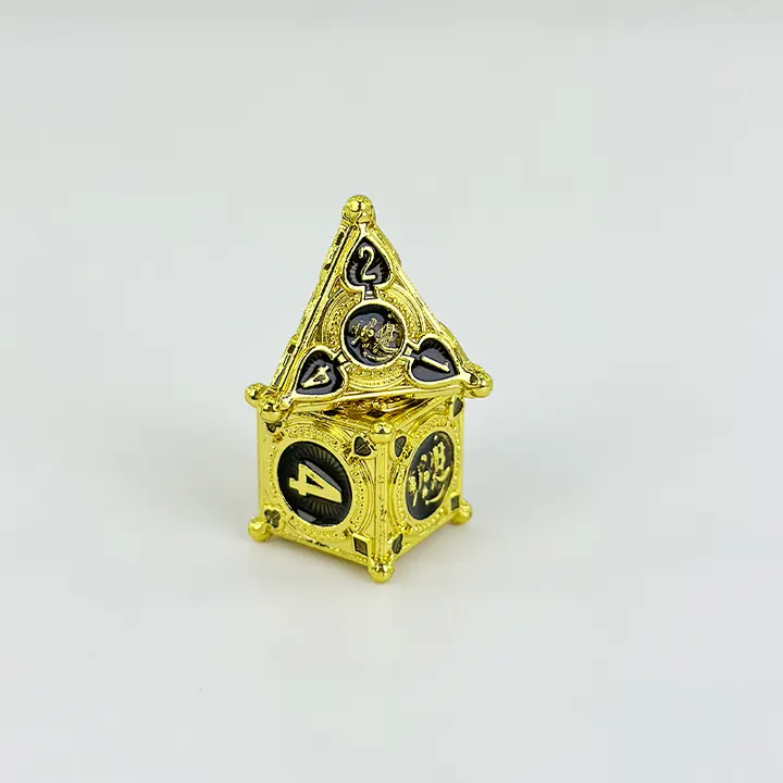 Real specialty dice sample needing premium custom packaging